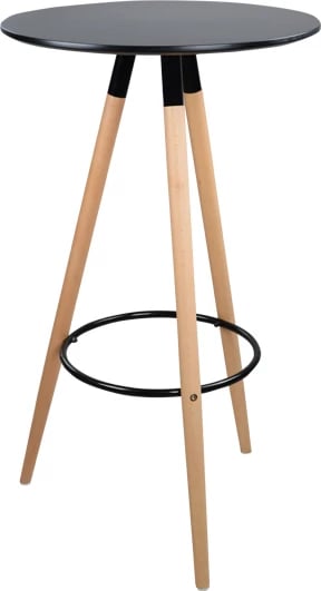 Stend për karrige për bar Tonia FH0117.02, e zezë, 60x105 cm