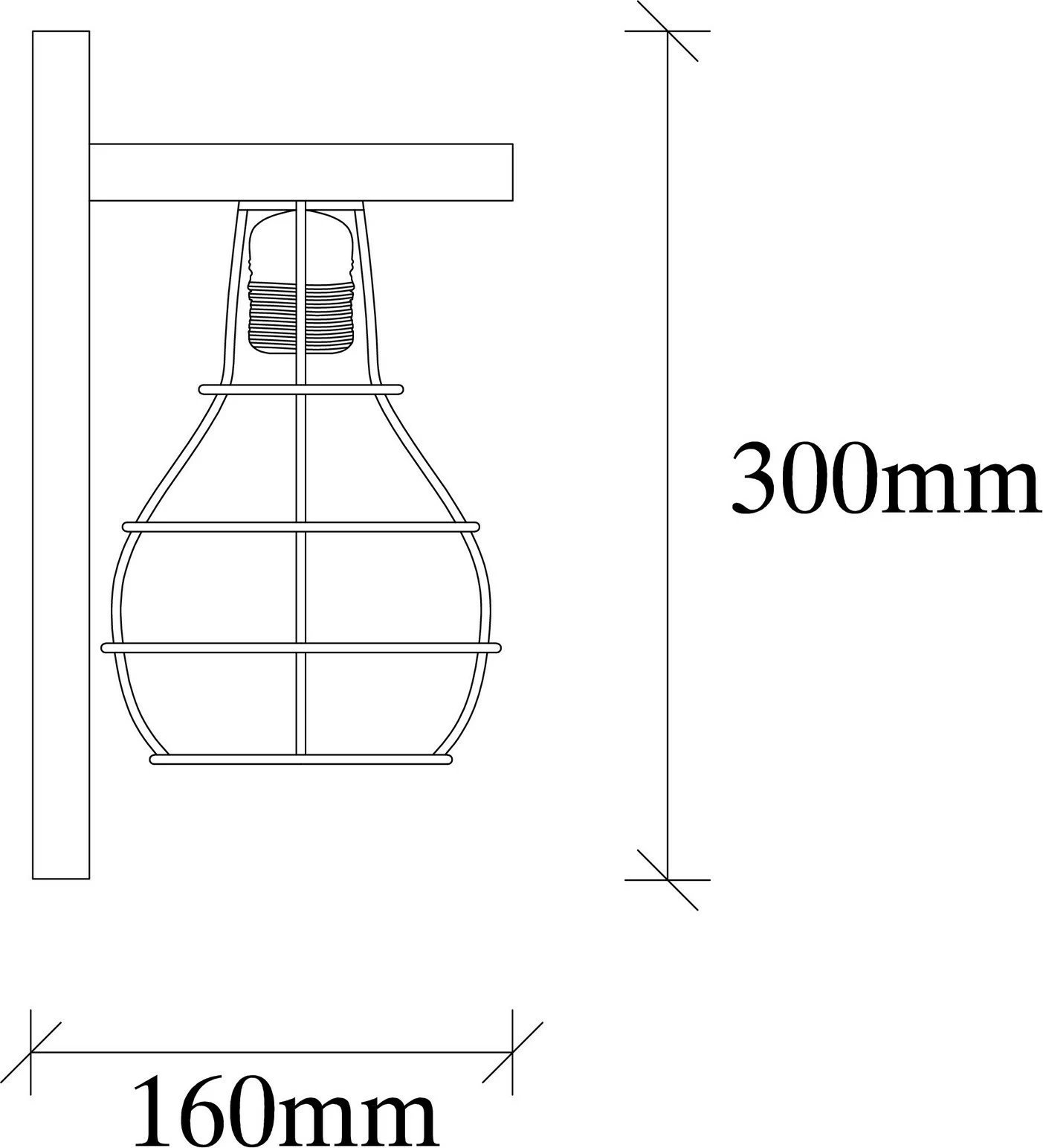 Llambë muri prej druri, Opviq Erebos - 121-A Llambë muri prej druri, Opviq Erebos - 121-A