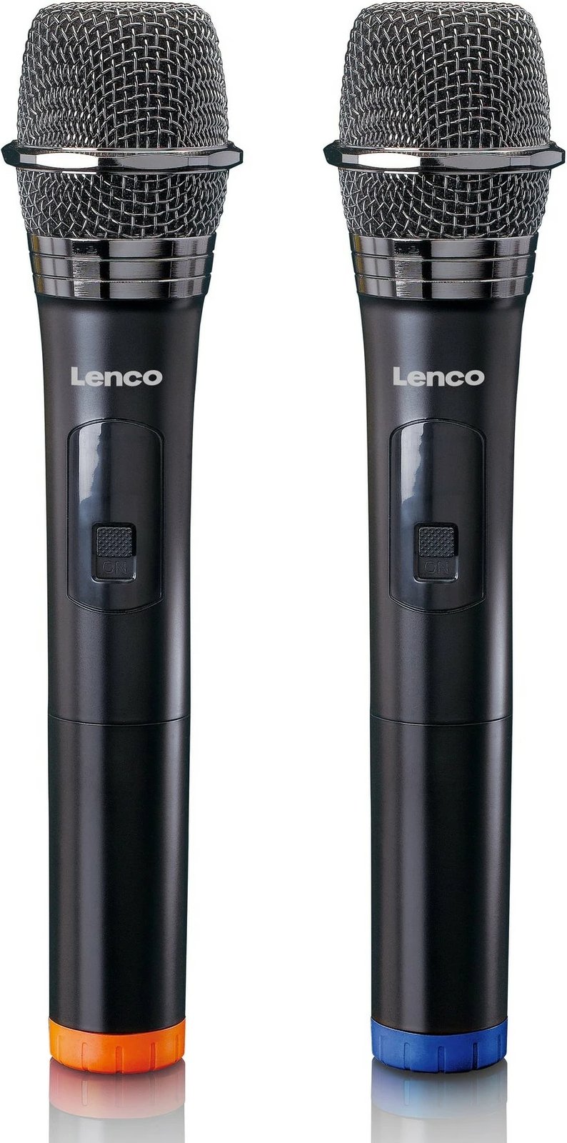 Mikrofon wireless Lenco MCW-020BK, 2 copë, plastikë, i zi
