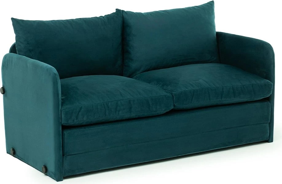 Divan-krevat dy ulës, ngjyrë jeshile petrol, Saga XL, Atelier del Sofa