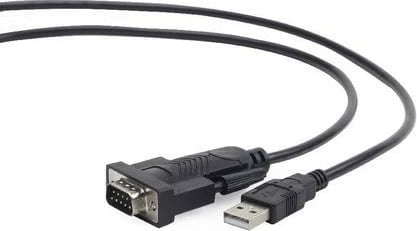 Kabllo/adaptues USB në RS232 Gembird UAS-DB9M-02, 1.5m, e zezë