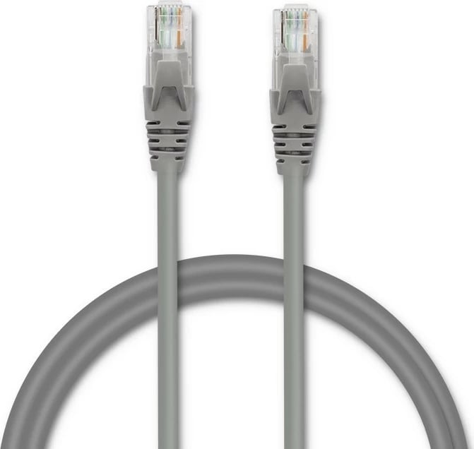 Kabllo rrjeti Qoltec CAT5e, 5m, RJ-45, Gri