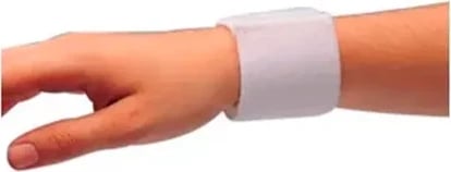 Rrip dore me Velcro Corysan i bardhë unisex 1 copë