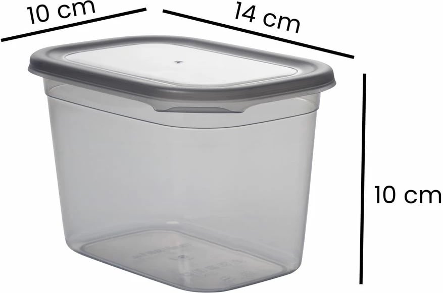 Set kuti për organizim (12 copë), ngjyrë antracit, BNMPEGYAR12-81115