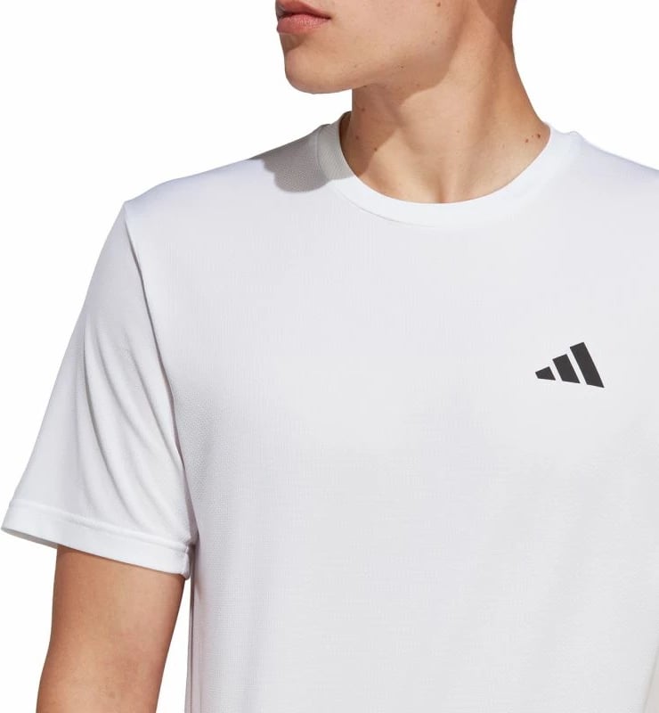 Fanellë stërvitjeje për meshkuj adidas, e bardhë