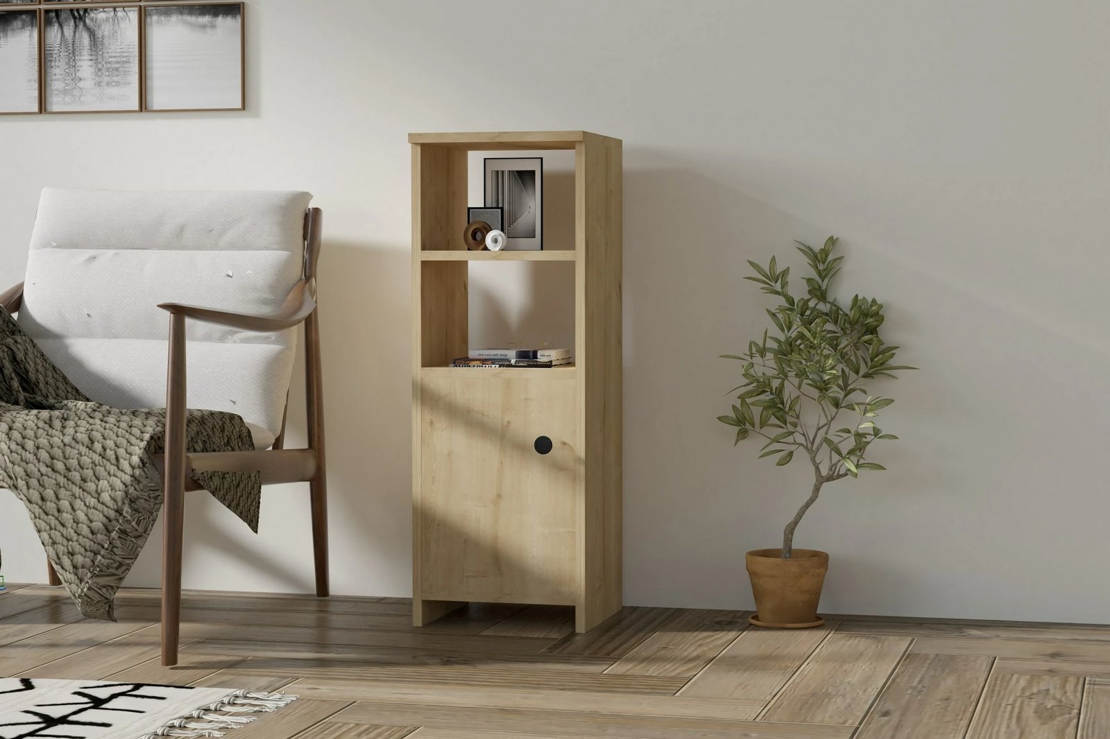 Raft librash Hanah Home, Owen, ngjyrë safir