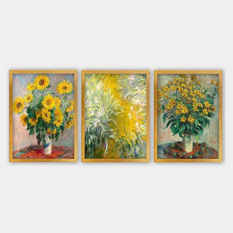 Pikturë dekorative me kornizë (3 copë), Wallity, 3AC_UN547262_3545