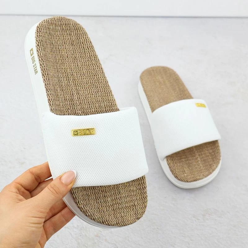Flip-flop për femra Big Star, të bardha