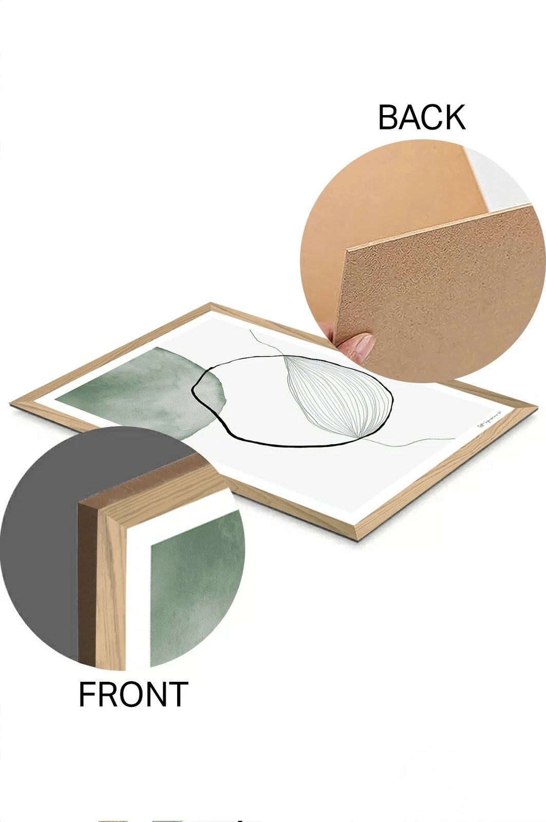 Pikturë dekorative Wallity, MDF, shumëngjyrëshe, 33x48cm