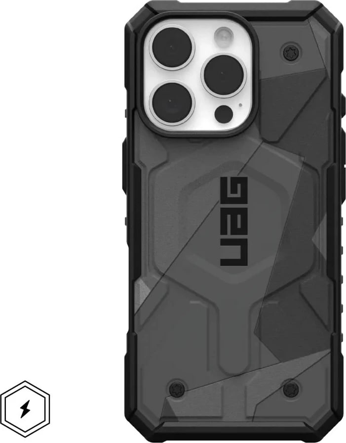Mbështjellës Urban Armor Gear Pathfinder SE për iPhone 16 Pro, Gri