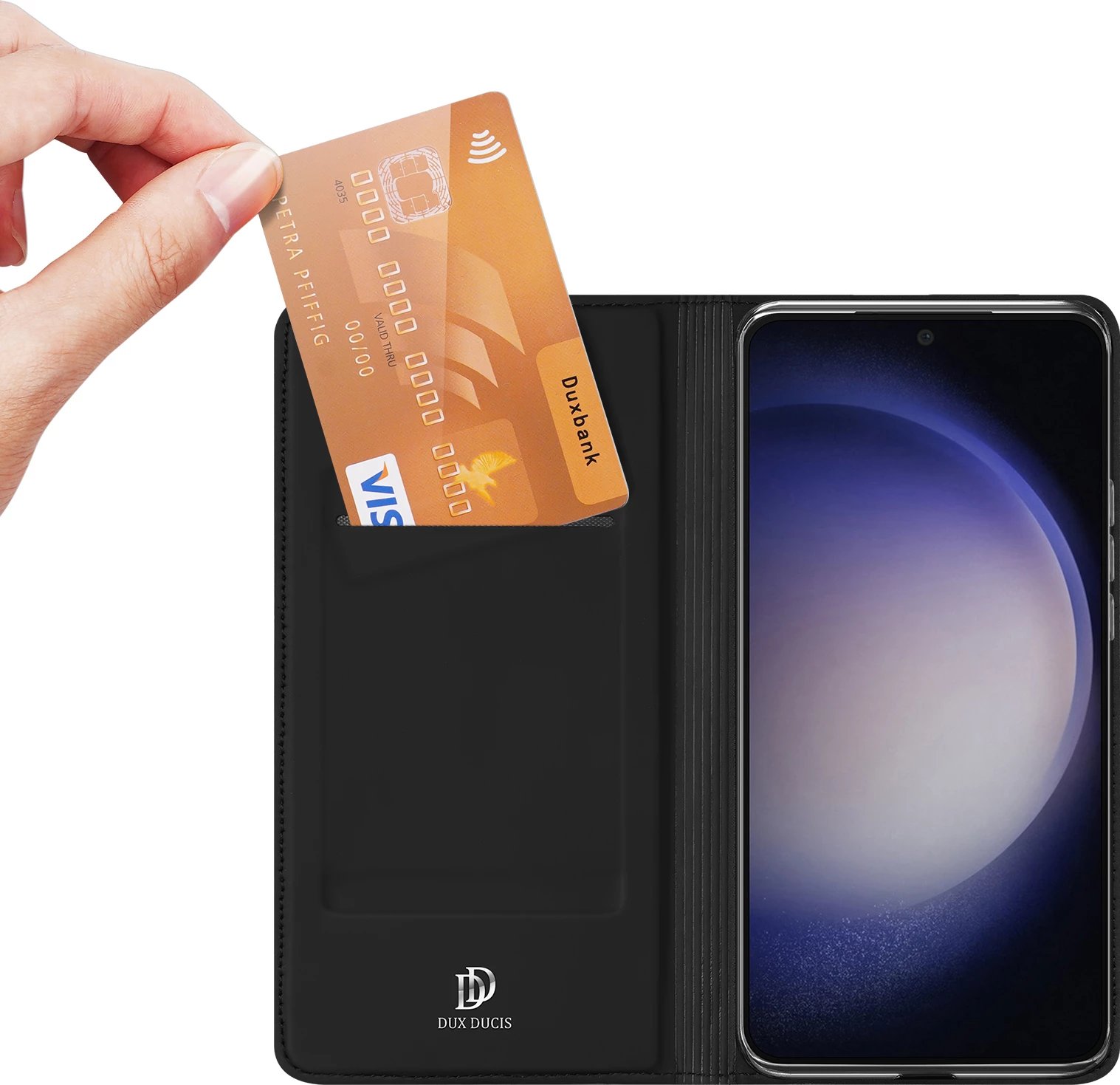 Mbështjellës Dux Ducis Skin Pro për Samsung Galaxy S24, i zi