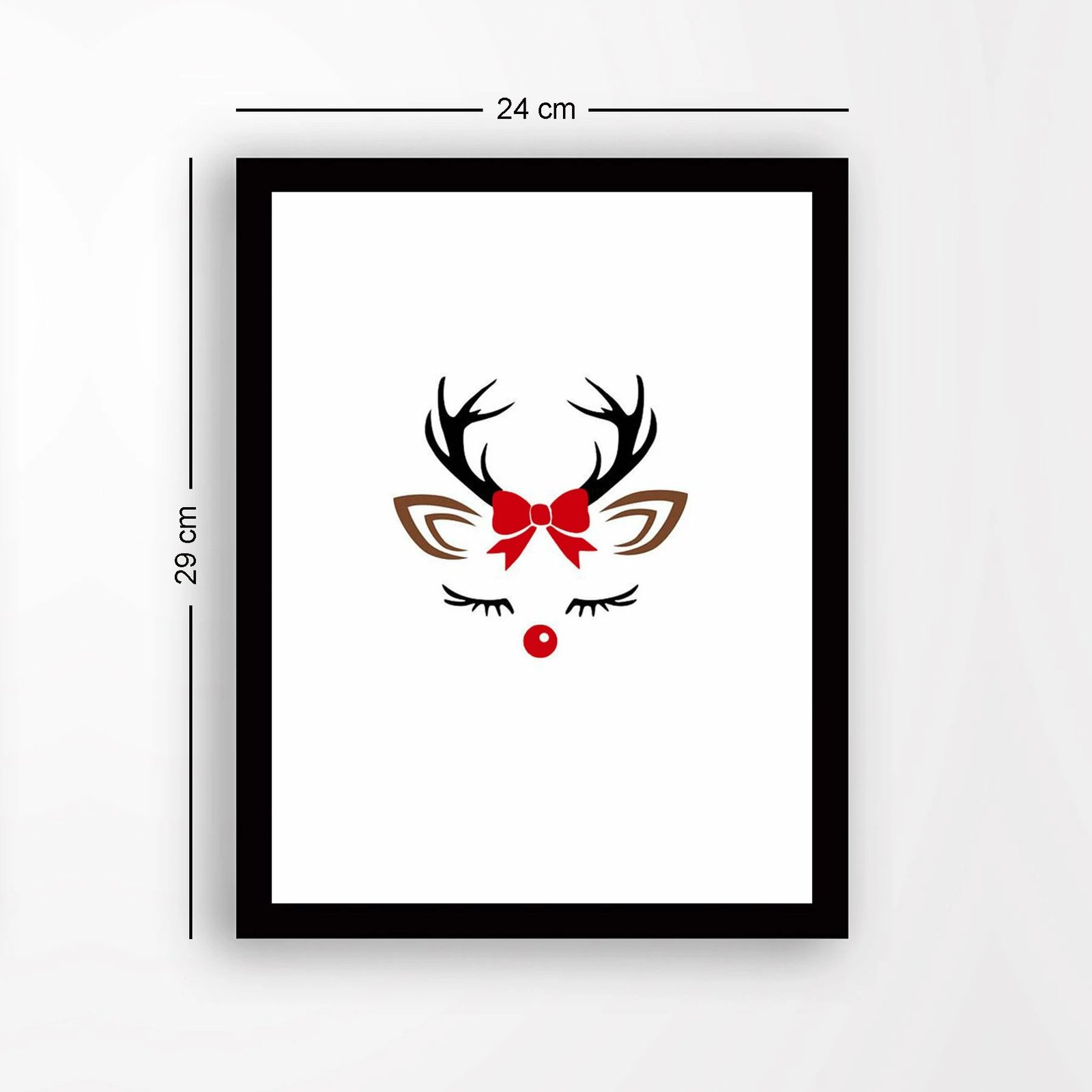 Pikturë dekorative me kornizë, MDF, shumëngjyrëshe, Wallity, SC7436501293260, 24x29cm