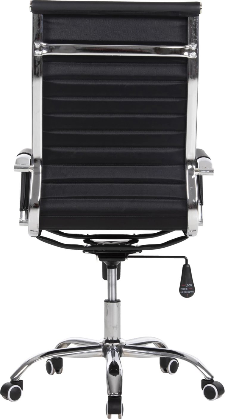 Karrige menaxheri për zyre BOSS FH1059.31, ngjyrë e zezë, PU-metal krom, 54x57x110H cm.