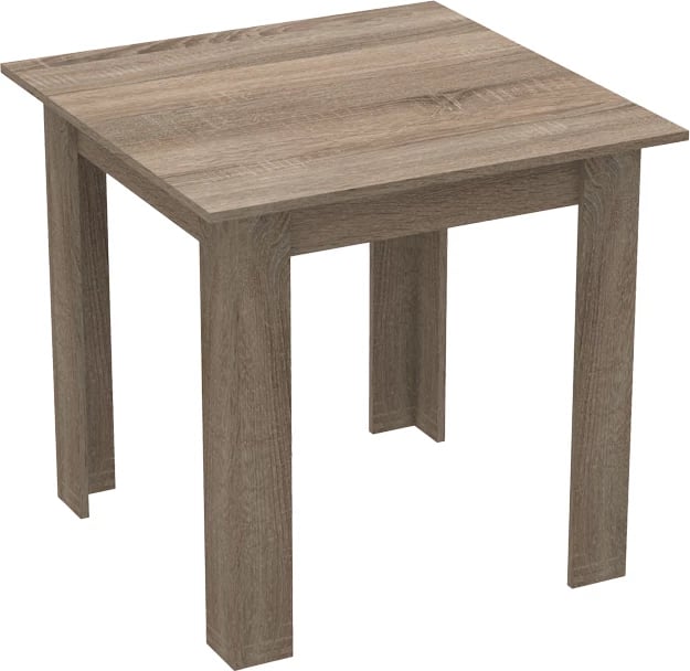 Tavolinë Manka I, ngjyrë sonoma truffle, 80x80x77cm