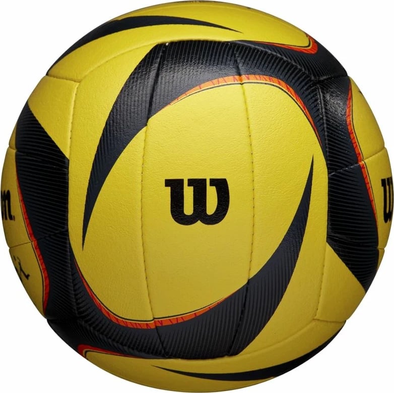 Top për volejboll Wilson, i zi me të verdhë