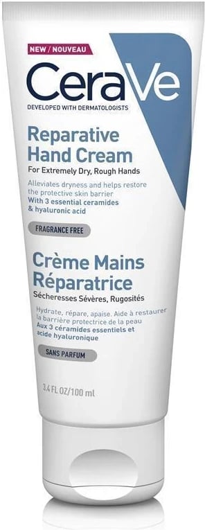 Krem hidratues për duar CeraVe, 100 ml, për lëkurë shumë të thatë