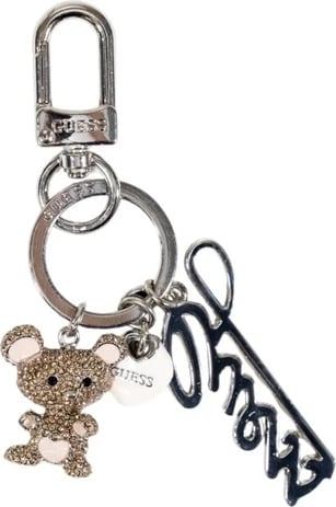 Aksesor çelësash Guess femra, argjendtë