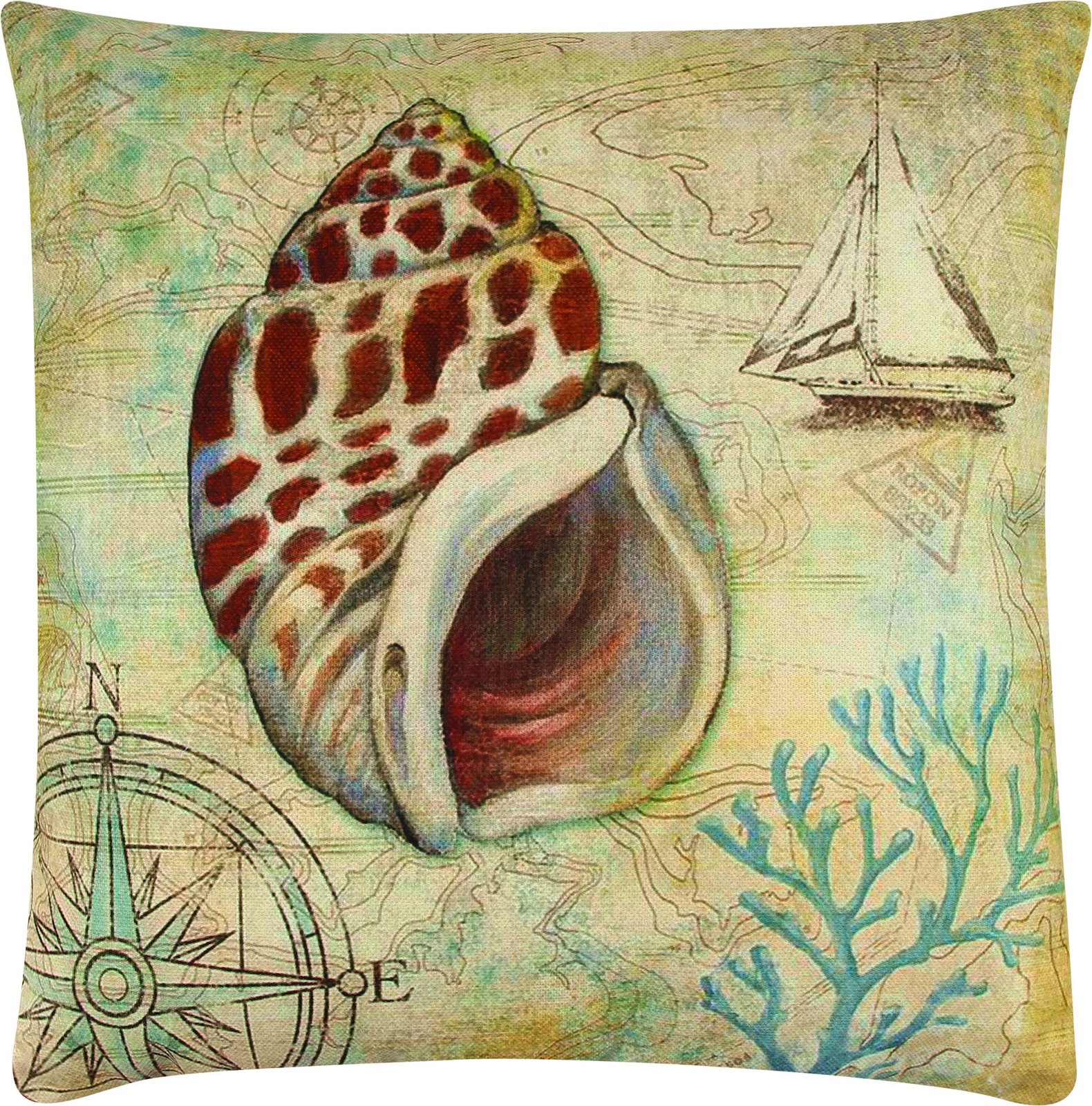 Jastëk dekorativ Evila Originals, shumëngjyrësh, A12655, 43x43cm