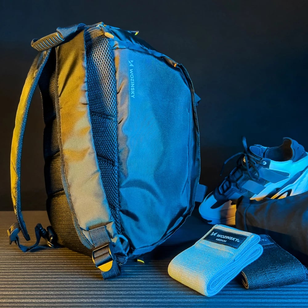 Çantë sportive/udhëtimi Wozinsky WSB-B01, 16L, 40x20x25cm, e zezë