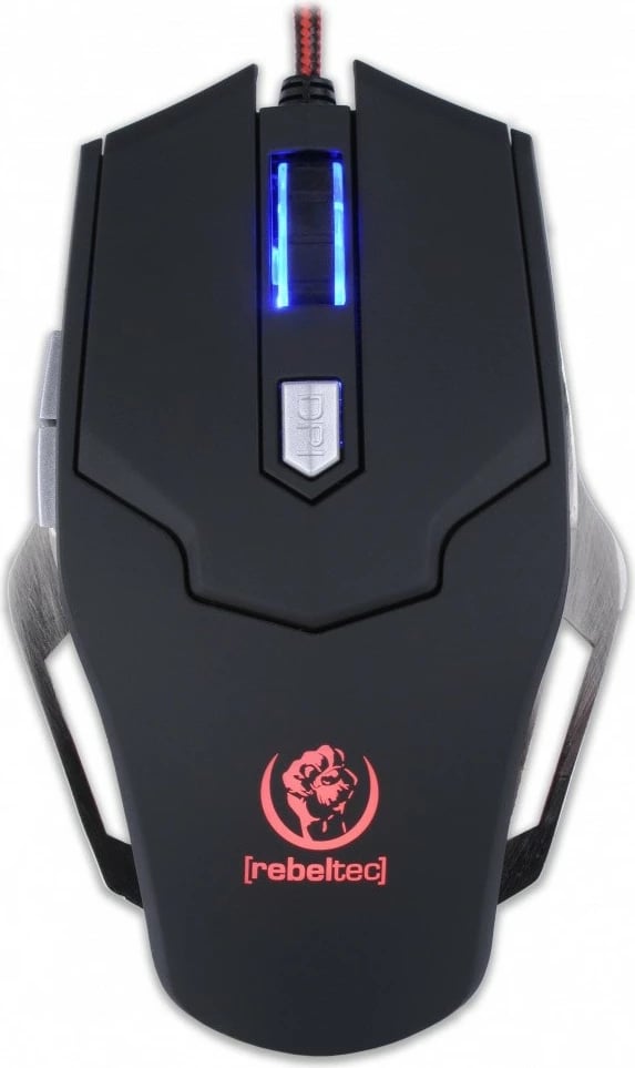 Maus gaming Rebeltec FALCON, 6 butona, 2500 DPI, metal, i zi