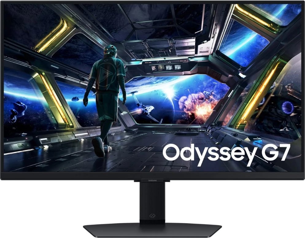 Monitor gaming, Samsung, Odyssey G7 LS27DG702EUXDU, 27 inch, e zezë