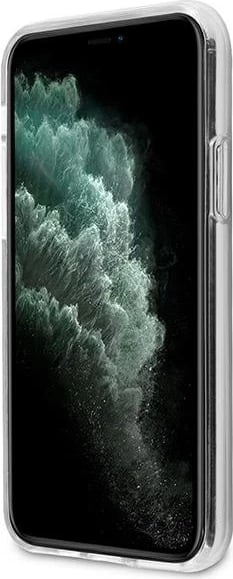 Mbështjellës Mercedes AMG Electroplate Black&White për iPhone 11/XR 6.1", Transparent