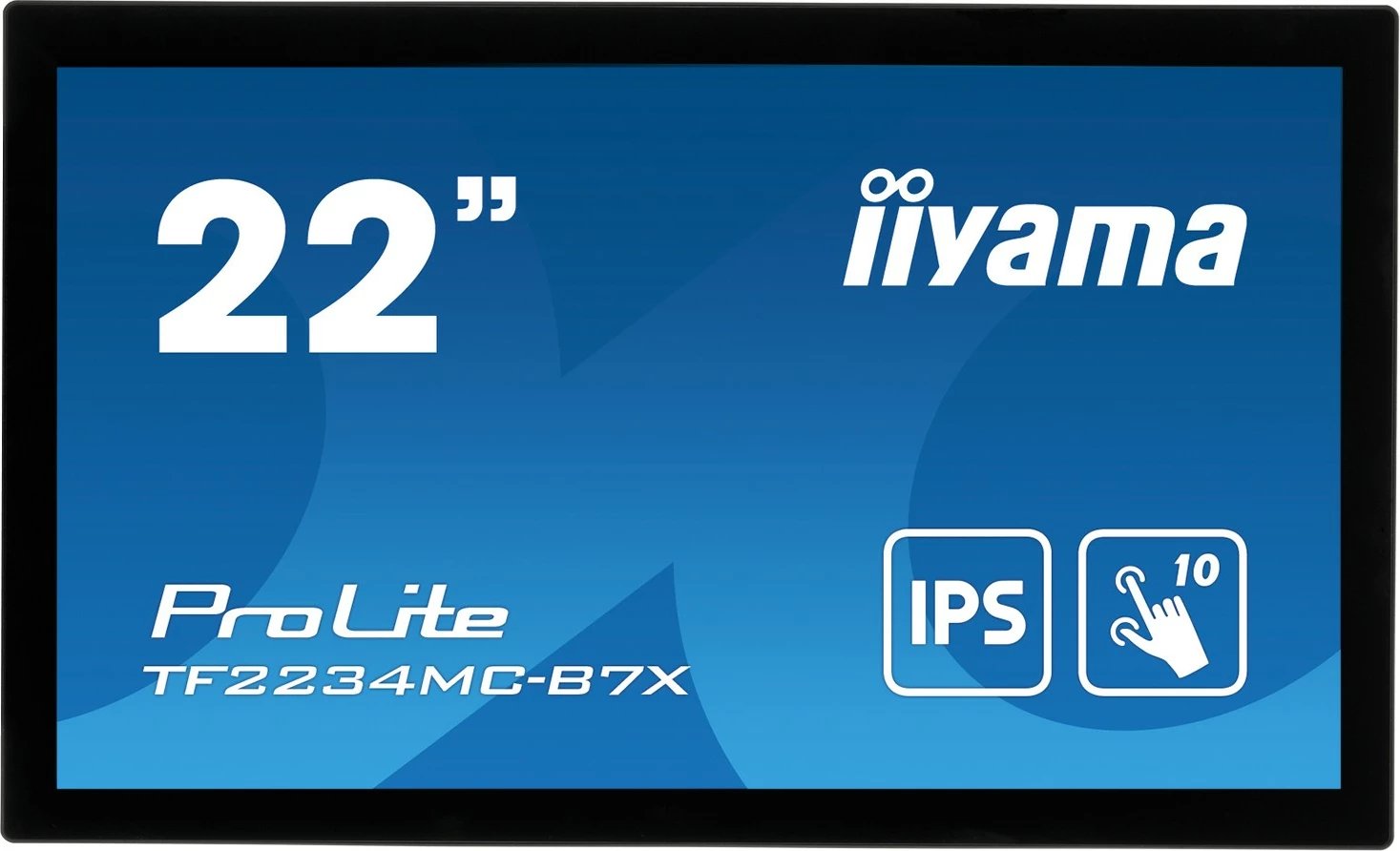 Monitor iiyama ProLite TF2234MC-B7X, 21.5", Full HD, LED, Touchscreen, i zi