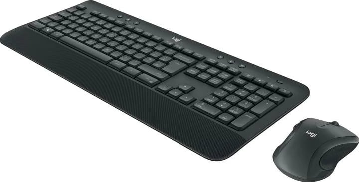 Tastierë dhe maus, Logitech MK545 Advanced (920-008889), pa tela, layout DE, taste multimediale, e zezë, set