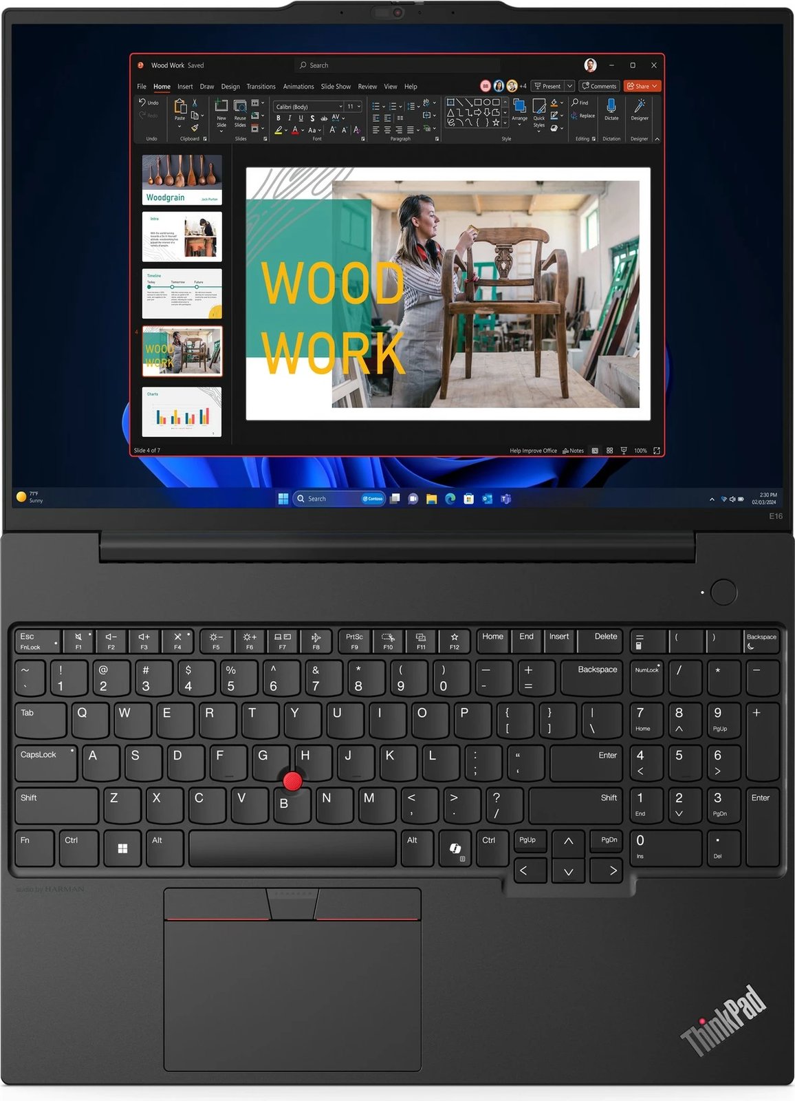 Kompjuter Lenovo ThinkPad E16, AMD Ryzen 5, 32GB RAM, 1TB SSD, 16 inç, zi