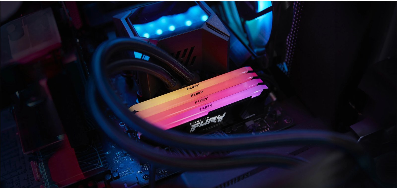 RAM Memorje Kingston FURY Beast RGB 16GB DDR4 3200MT/s