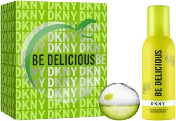 Set Eau de Parfum dhe shkumë dushi për femra DKNY Be Delicious, 30ml + 150ml
