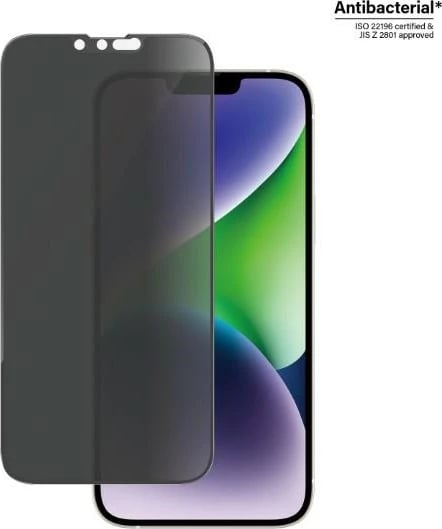 Xham i temperuar PanzerGlass Ultra-Wide Fit Privacy për iPhone 14 Plus/13 Pro Max, Antibakterial