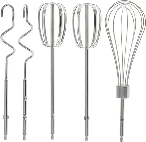 Mikser dore Adler AD 4229, 600 W, 9 shpejtësi, Turbo, ekran LCD, me kuti aksesorësh, e bardhë-e zezë