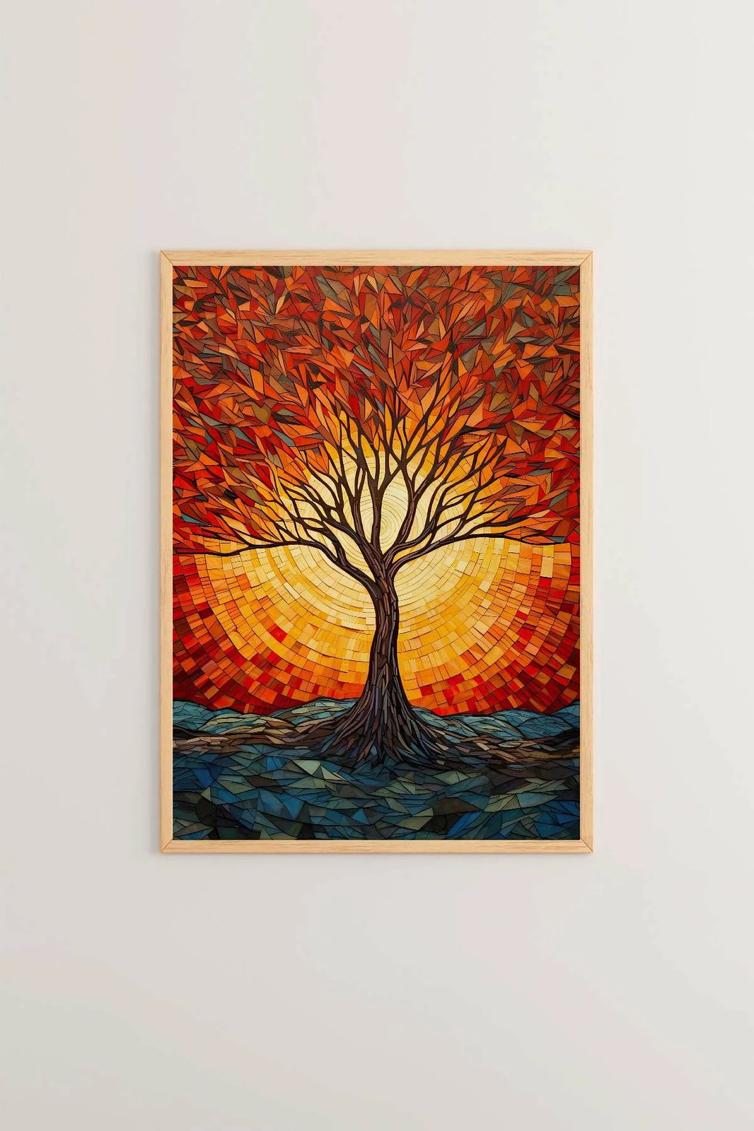 Pikturë dekorative me kornizë, Wallity, Mscartmdl5