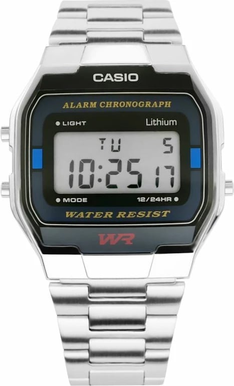 Orë dore unisex Casio, argjend