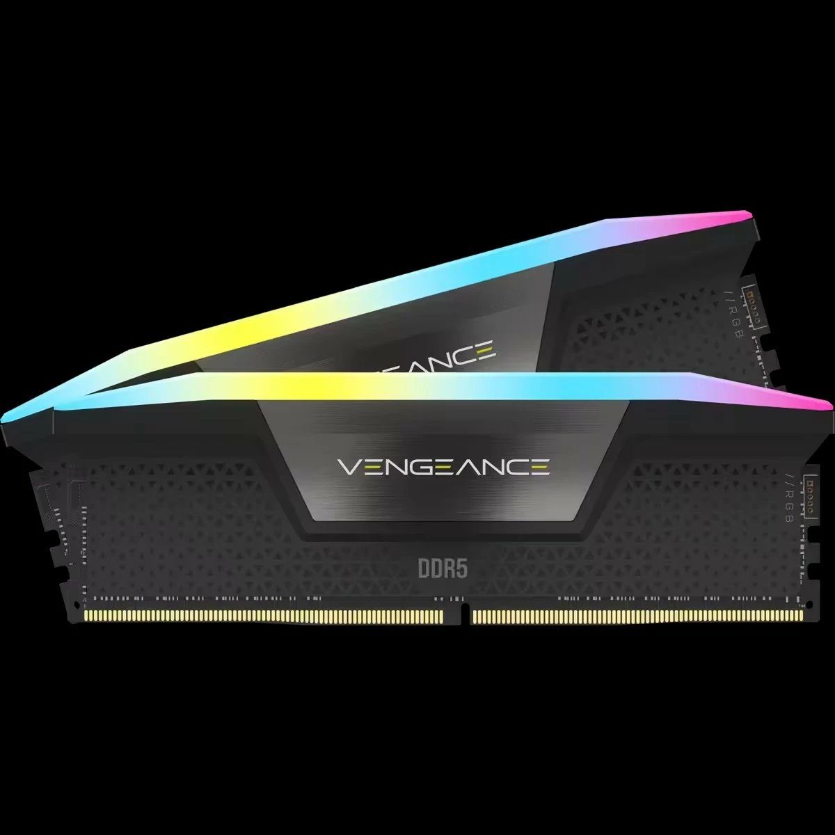 RAM Memorje Corsair Vengeance RGB 32GB (2x16GB) DDR5 6400MHz, e zezë RAM Memorje Corsair Vengeance RGB 32GB (2x16GB) DDR5 6400MHz, e zezë