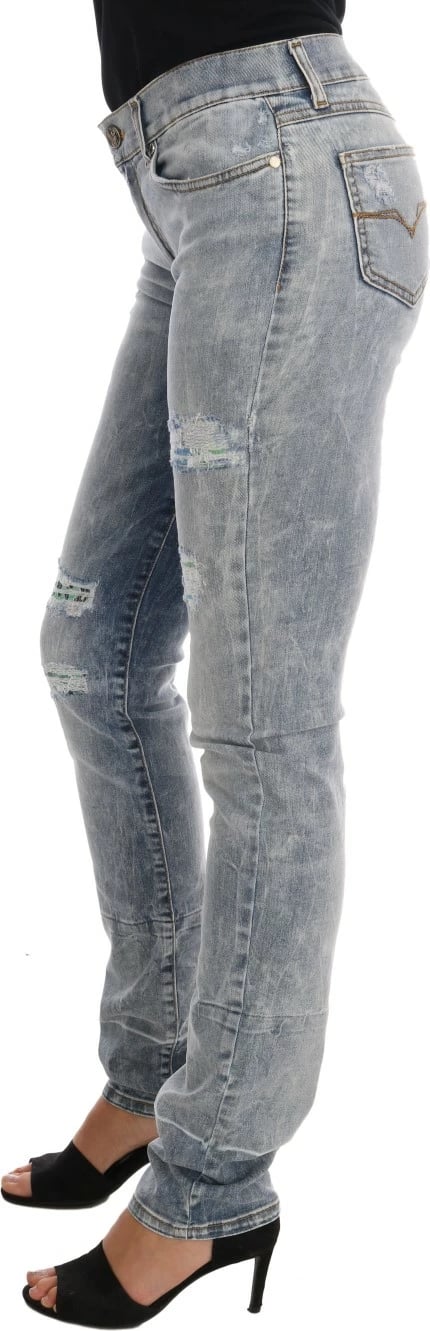 Xhinse për femra Versace Jeans, të kaltërta