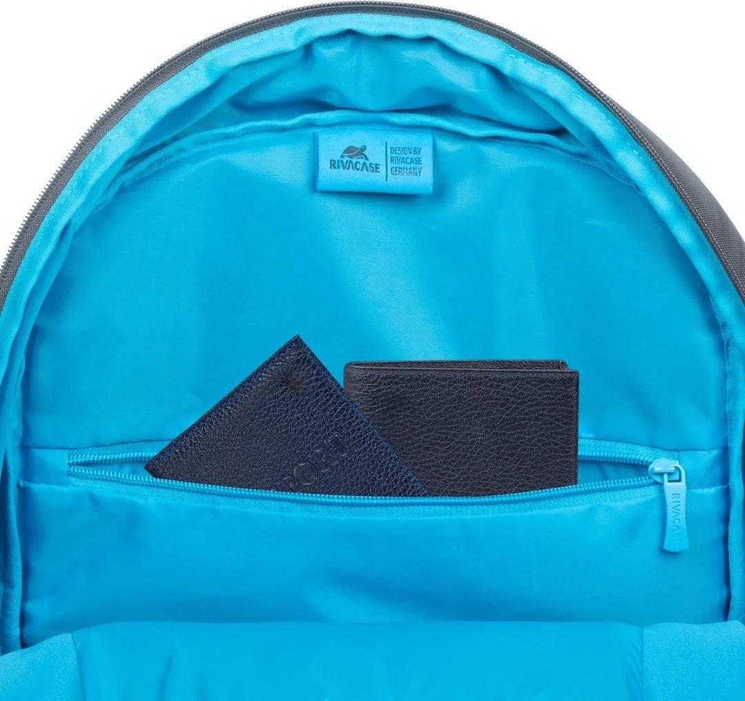 Çantë shpine për laptop RIVACASE, 7523 Alpendorf ECO, gri