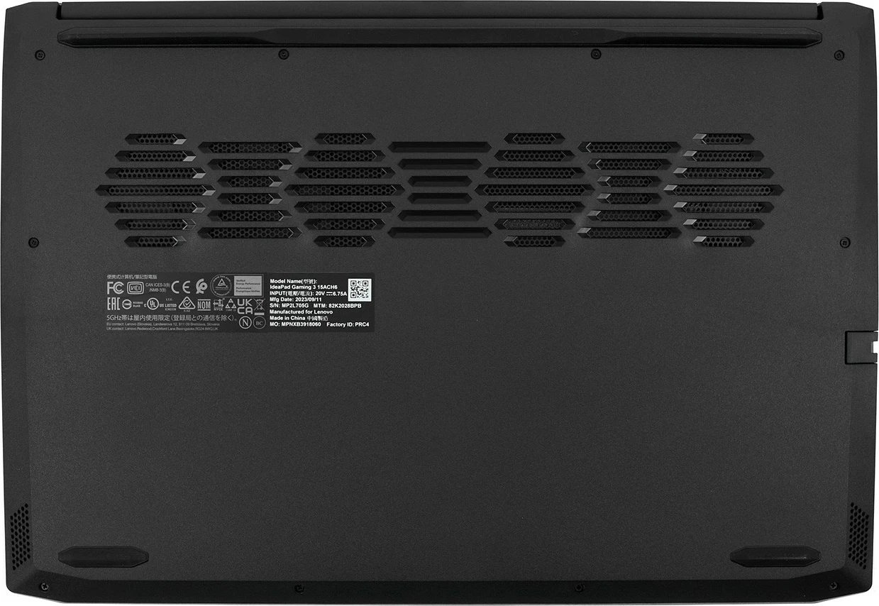 Laptop Lenovo Ideapad 3-15 Gaming, Ryzen 5 5500H, 15.6, 64GB, 512GB PCIe + 960GB SSD, RTX2050, i zi