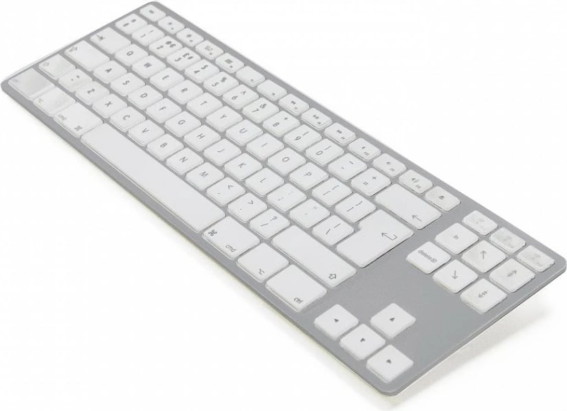 Tastierë Matias Aluminum Mac FK308S-UK, me kabllo, USB, Argjend