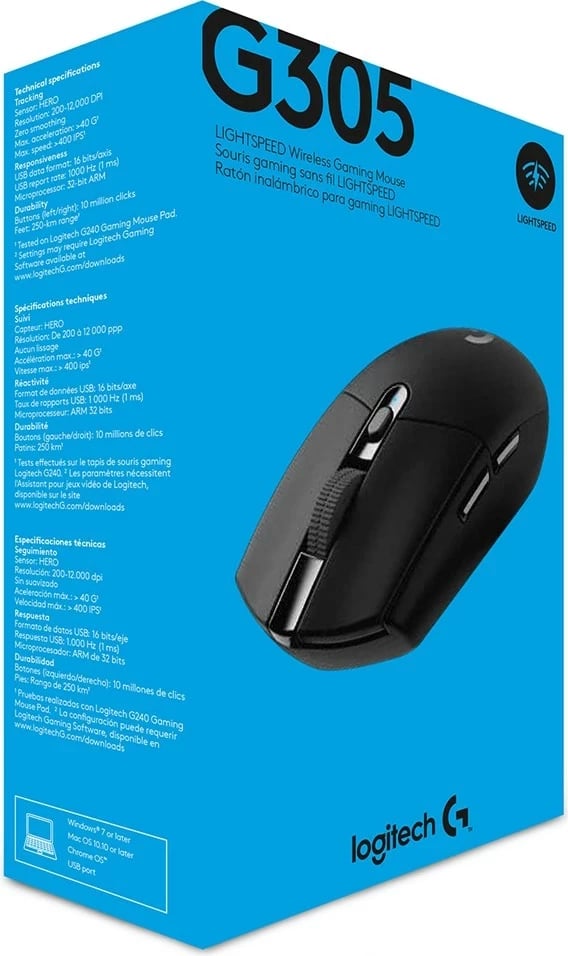 Maus lojrash me valë Logitech G G305 LIGHTSPEED