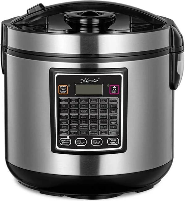 Multicooker Feel-Maestro MR-793, 5 L, 42 programe, 900 W, ekran LCD, i zi/argjendtë Multicooker Feel-Maestro MR-793, 5 L, 42 programe, 900 W, ekran LCD, i zi/argjendtë