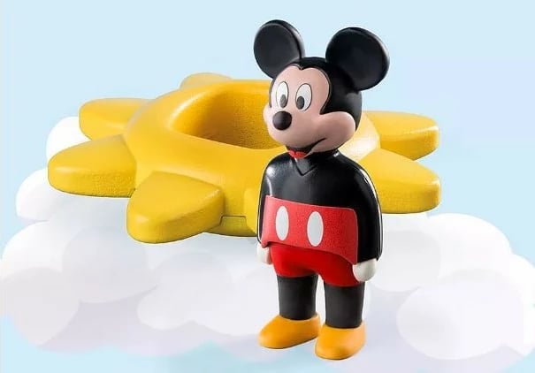 Set lodrash Playmobil 1.2.3 Mickey Mouse me gringë dielli, 71321, plastikë