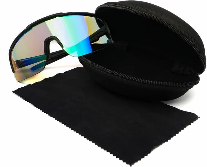 Syze Biciklete Photochromic Matt Black/mirror Green