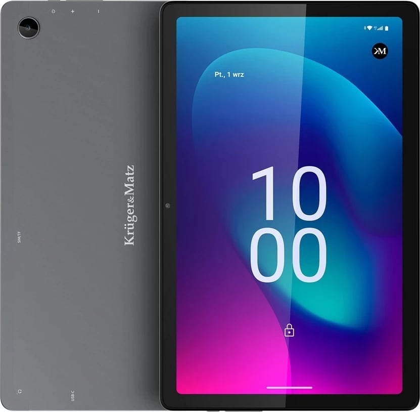 Tablet Krüger&Matz KM1075, 128 GB, 10.4", 6 GB RAM, 4G LTE, Grafit