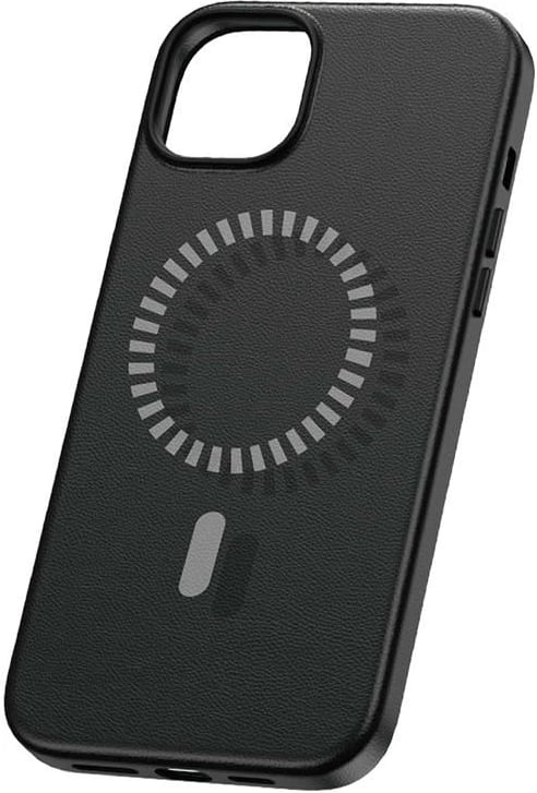 Mbështjellës Baseus Fauxther Series për iPhone 15 Pro Max, magnetik, i zi