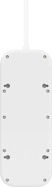 zgjatues me mbrojtje nga rryma, Belkin, SRB002vf2M-V2, 6x Schuko, 1x USB-A 1x USB-C PD, 650J, kabllo 2m, e bardhë