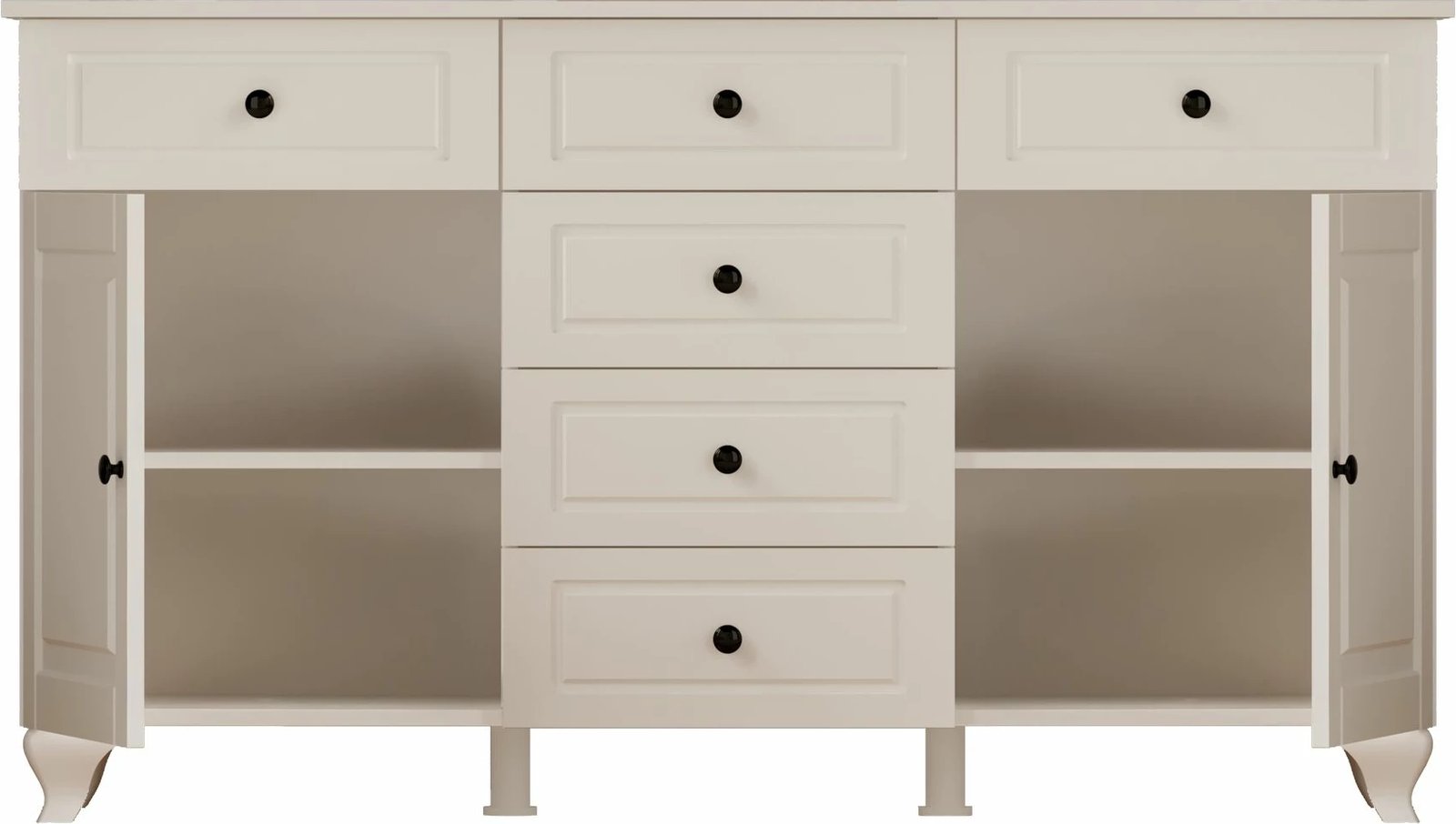 Komodë Skye Decor, ngjyrë e bardhë mat, Rb-025-01