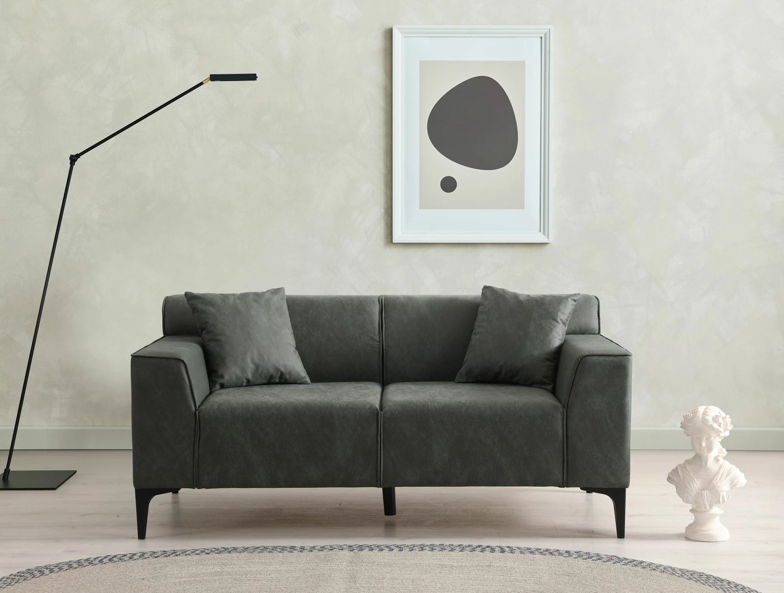 Divan dy-vendësh, ngjyrë e gjelbër, New Petra 2