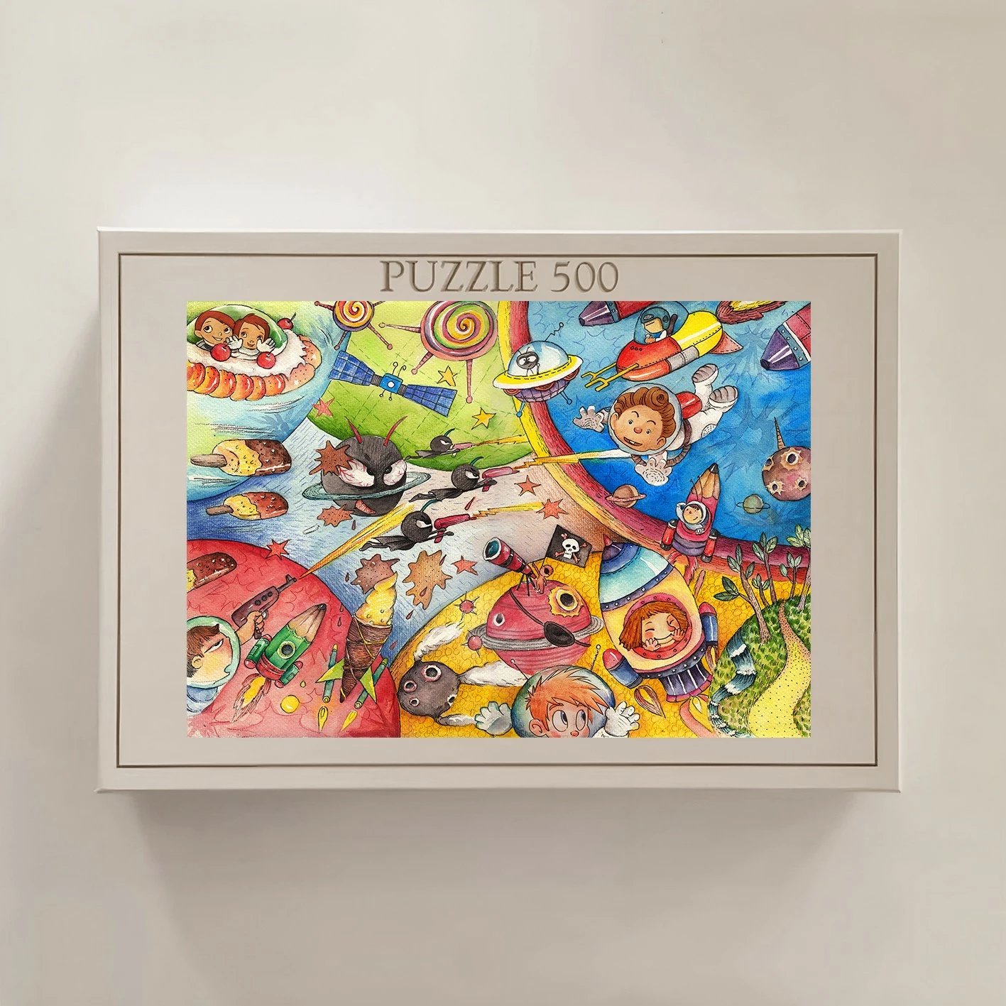 Puzzle 500 copë, Evila Originals, shumëngjyrësh, PZL_0137_500 Puzzle 500 copë, Evila Originals, shumëngjyrësh, PZL_0137_500